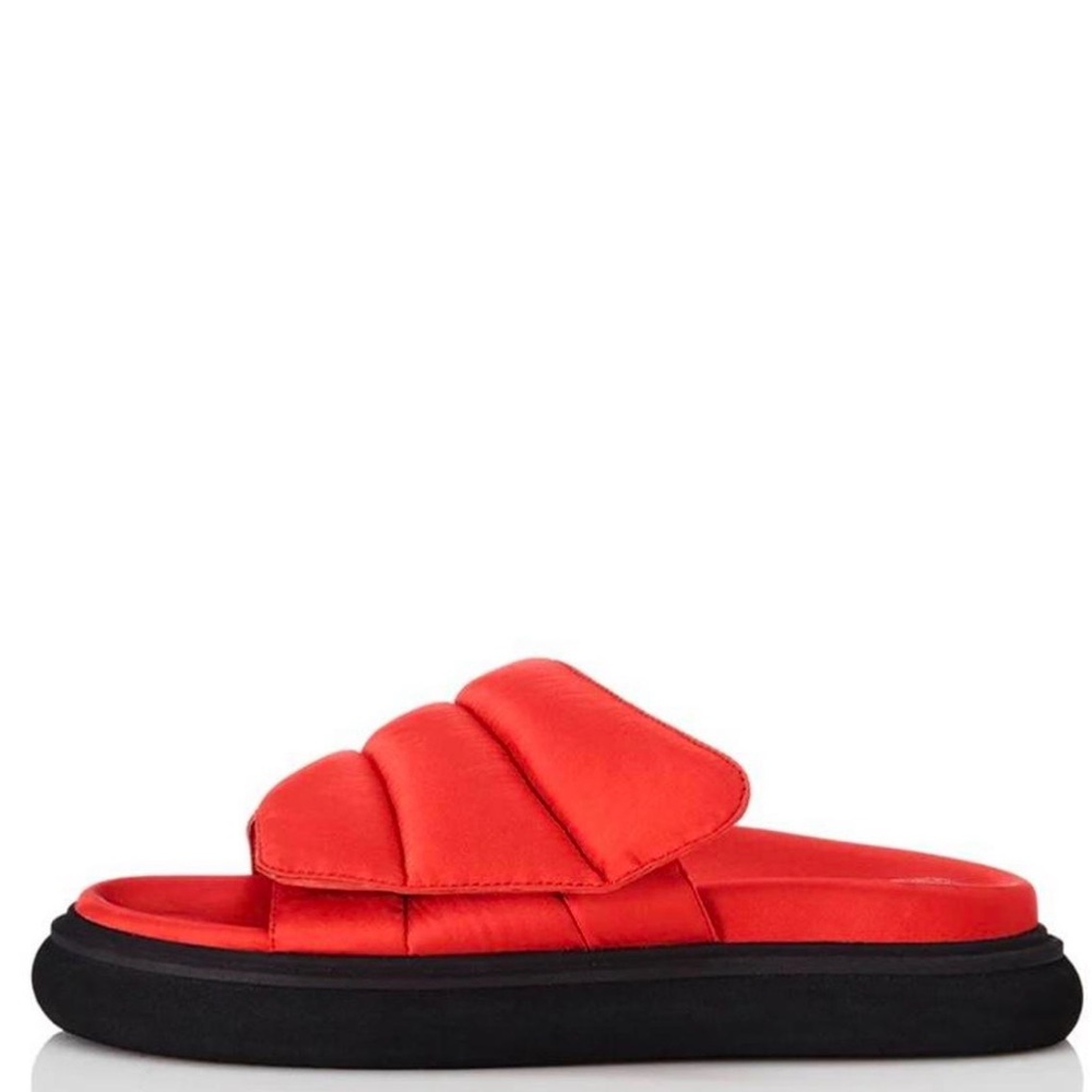 Alias Mae Clove Sandals in Red Satin Size 38